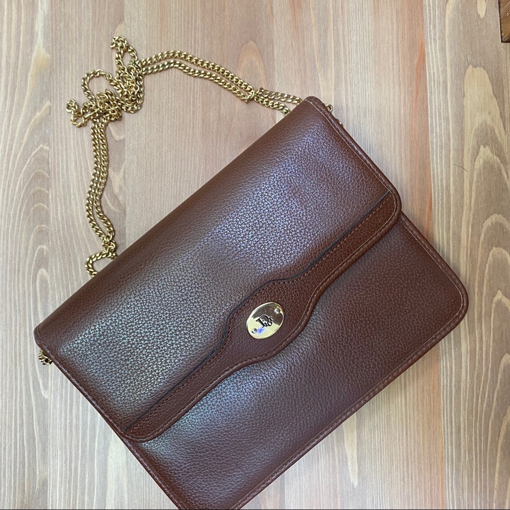 Vintage Christian Dior Leather Handbag